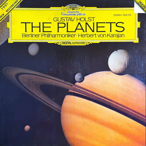 Gustav Holst, Berliner Philharmoniker, Herbert von Karajan – The Planets LP vinyl record, image 1 of 4