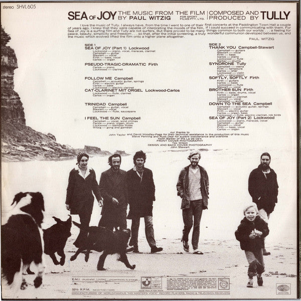 Tully – Sea Of Joy LP vinyl record, image 2 of 4