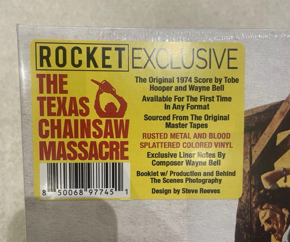 Tobe Hooper, Wayne Bell – The Texas Chain Saw Massacre (Original Motion Picture Score) LP vinyl record, image 2 of 3