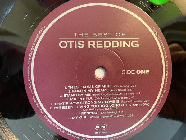 Otis Redding – The Best Of Otis Redding LP vinyl record, image 3 of 4