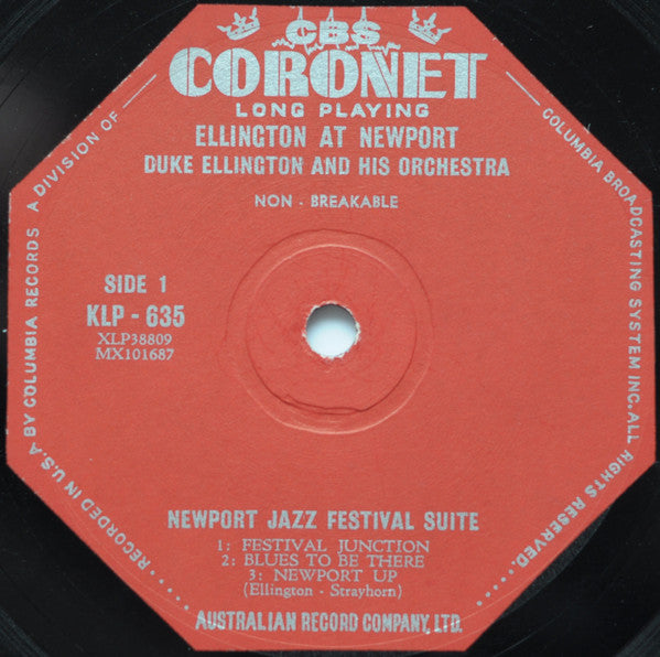 Duke Ellington And His Orchestra – Ellington At Newport LP vinyl record, image 3 of 4