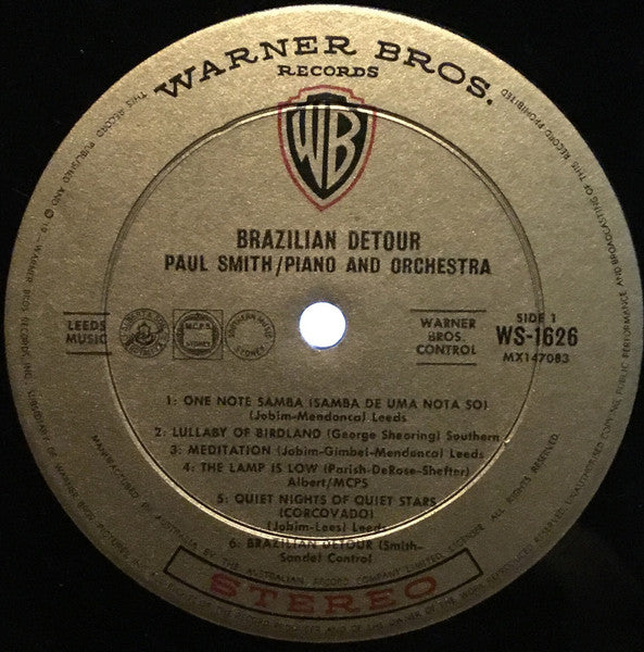 Paul Smith – Brazilian Detour LP vinyl record, image 3 of 3
