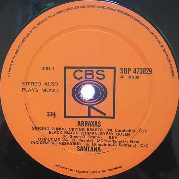 Santana – Abraxas LP vinyl record, image 3 of 4