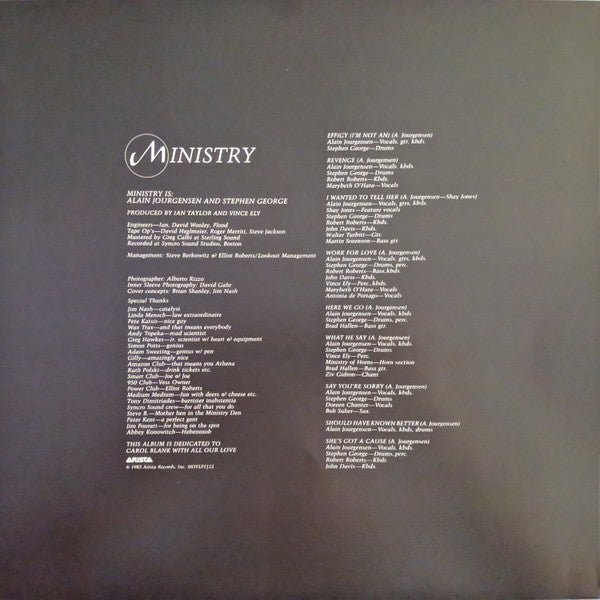 Ministry – With Sympathy LP vinyl record, image 5 of 10