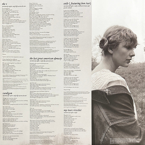 Taylor Swift – Folklore (2xLP) LP vinyl record, image 9 of 10