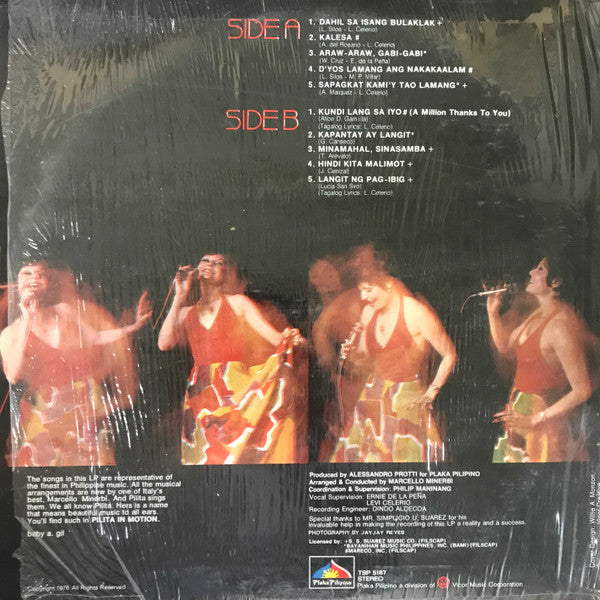 Pilita – Pilita In Motion LP vinyl record, image 2 of 5