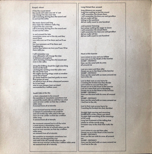 Yes – Fragile LP vinyl record, image 3 of 10