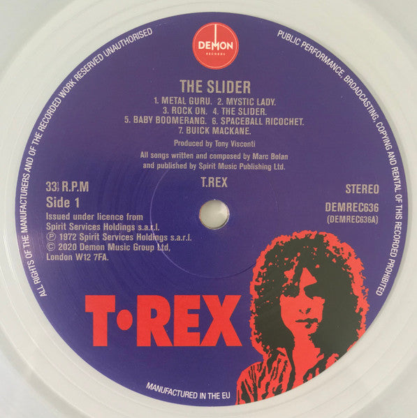 T. Rex – The Slider LP vinyl record, image 3 of 7