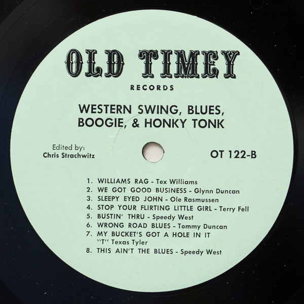 Various – Western Swing, Blues, Boogie And Honky Tonk Volume 7 - The 1940’s & ’50’s LP vinyl record, image 4 of 4