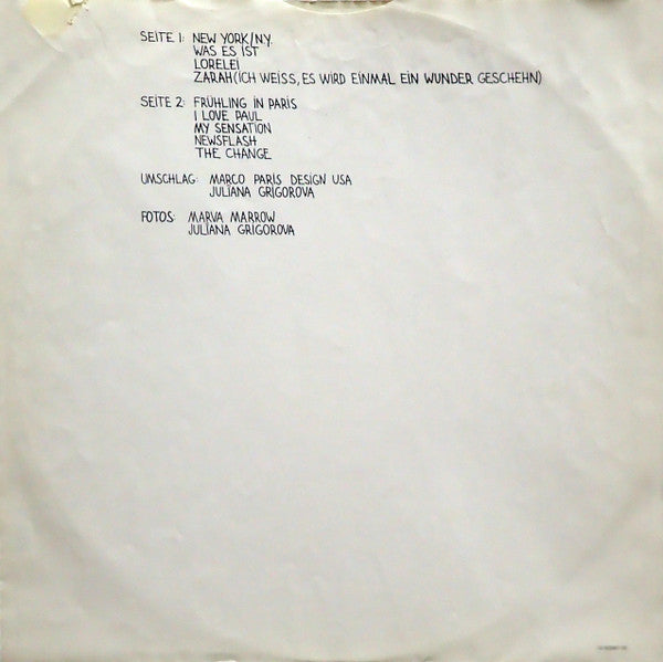 Nina Hagen – Angstlos LP vinyl record, image 6 of 9