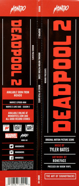 Tyler Bates – Deadpool 2 (Original Motion Picture Score) LP vinyl record, image 9 of 10