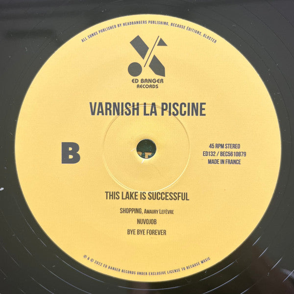 Varnish La Piscine – This Lake Is Successful LP vinyl record, image 4 of 4