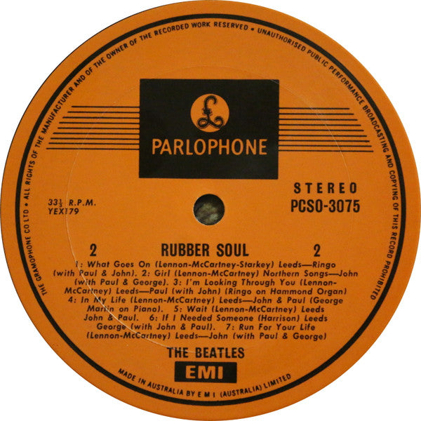 The Beatles – Rubber Soul LP vinyl record, image 3 of 4
