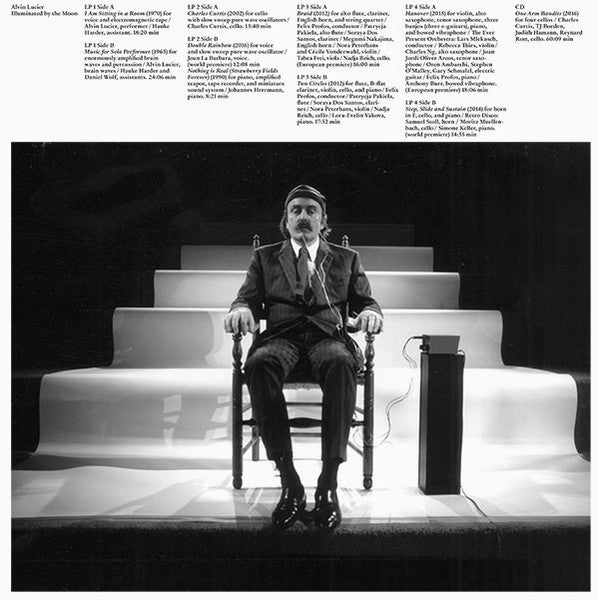 Alvin Lucier – Illuminated By The Moon (4xLP) LP vinyl record, image 1 of 4