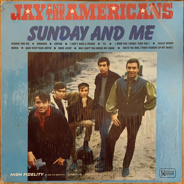 Jay & The Americans – Sunday And Me LP vinyl record, image 1 of 4