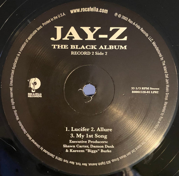 Jay-Z – The Black Album (2xLP) LP vinyl record, image 9 of 9