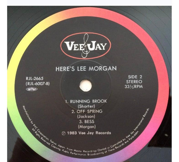 Lee Morgan – Here's Lee Morgan LP vinyl record, image 4 of 4