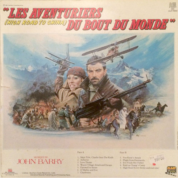 John Barry – Les Aventuriers Du Bout Du Monde (High Road To China) - Bande Originale Du Film LP vinyl record, image 2 of 4