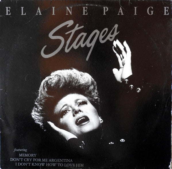 Elaine Paige – Stages LP vinyl record, image 1 of 4