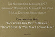 Fleetwood Mac – Rumours LP vinyl record, image 8 of 8