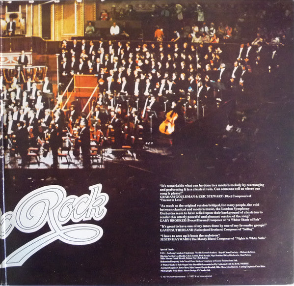 London Symphony Orchestra, The Royal Choral Society – Classic Rock LP vinyl record, image 4 of 7