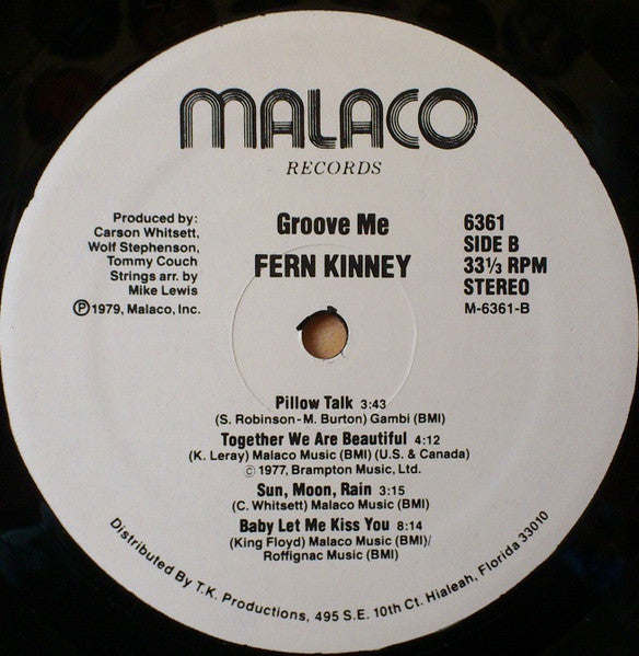Fern Kinney – Groove Me LP vinyl record, image 4 of 4