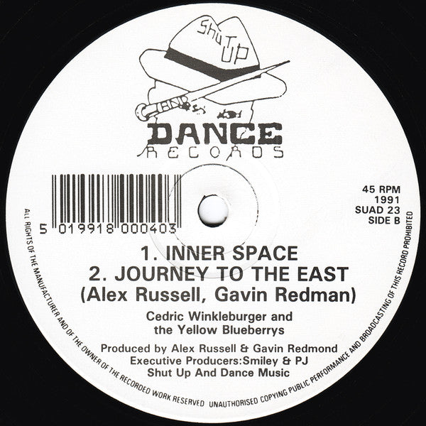Cedric Winkleburger & The Yellow Blueberries – Take It Easy 12" vinyl record, image 2 of 2