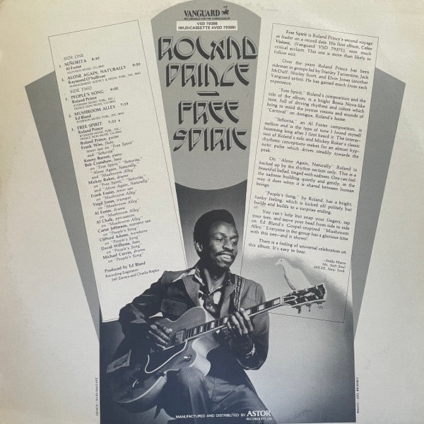Roland Prince – Free Spirit LP vinyl record, image 2 of 4