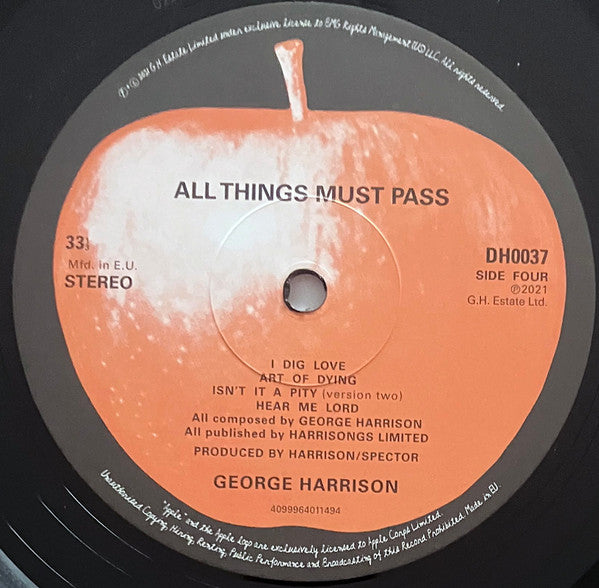 George Harrison – All Things Must Pass (3xLP) LP vinyl record, image 8 of 10