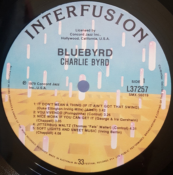 Charlie Byrd – Bluebyrd LP vinyl record, image 3 of 4