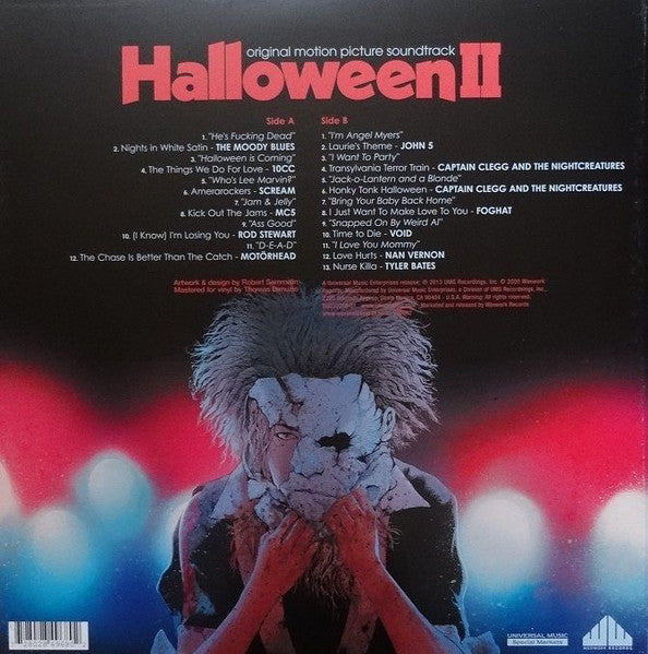 Various – Halloween II (Original Motion Picture Soundtrack) LP vinyl record, image 3 of 3