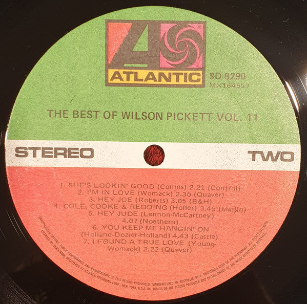 Wilson Pickett – The Best Of Wilson Pickett Vol. II LP vinyl record, image 4 of 4