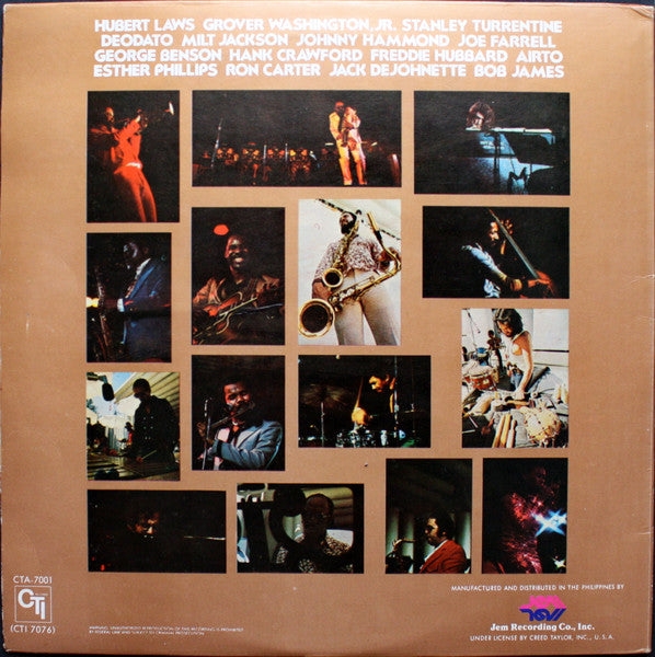 CTI All-Stars – CTI Summer Jazz At The Hollywood Bowl Live One LP vinyl record, image 4 of 7
