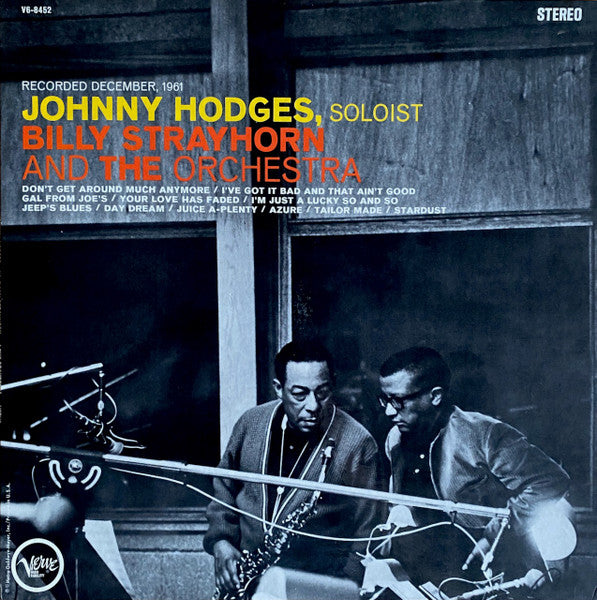Johnny Hodges, Billy Strayhorn – Johnny Hodges With Billy Strayhorn And The Orchestra LP vinyl record, image 1 of 6
