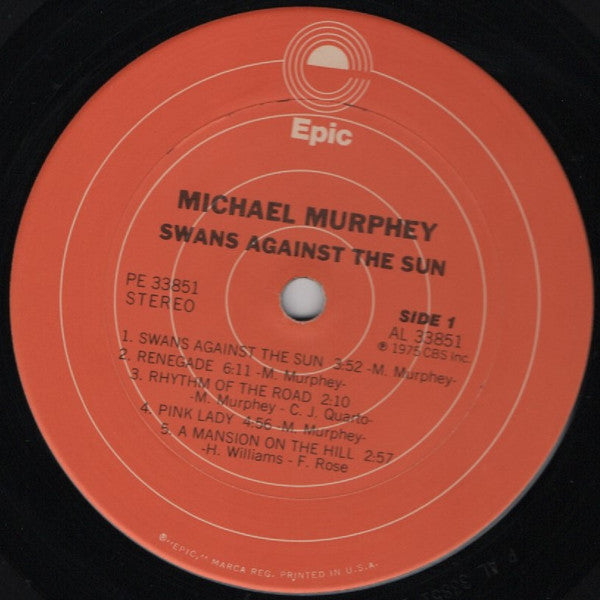 Michael Martin Murphey – Swans Against The Sun LP vinyl record, image 5 of 6