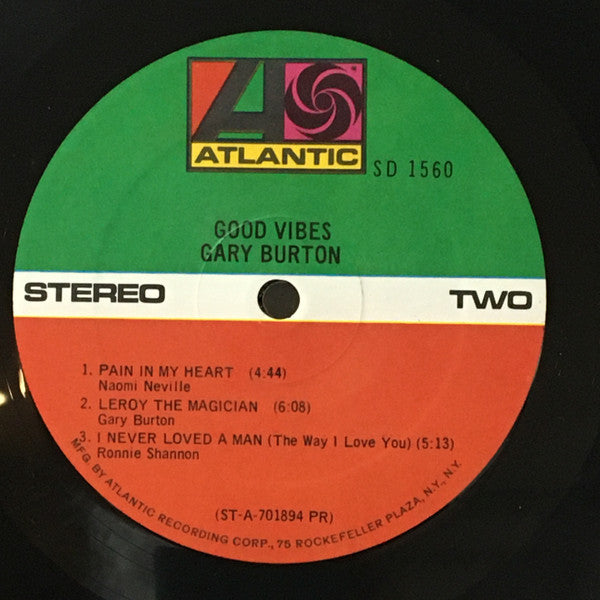 Gary Burton – Good Vibes LP vinyl record, image 4 of 4