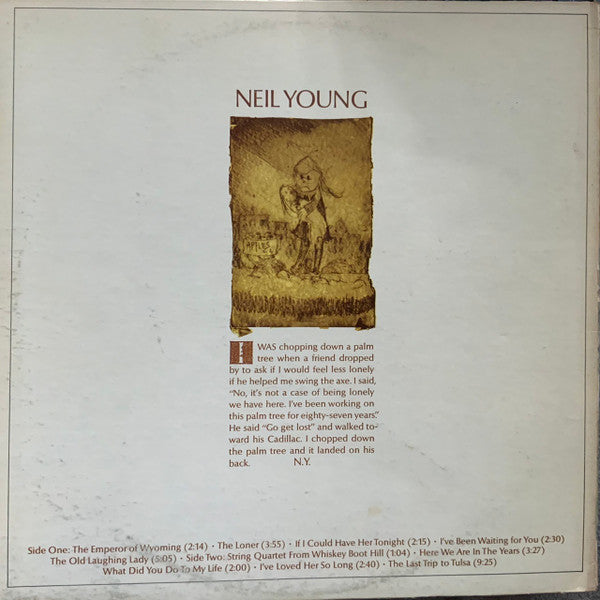 Neil Young – Neil Young LP vinyl record, image 2 of 4