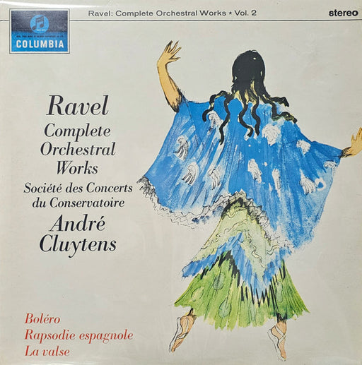Maurice Ravel, Orchestre De La Société Des Concerts Du Conservatoire, André Cluytens – Boléro / Rapsodie Espagnole / La Valse LP vinyl record, image 1 of 3