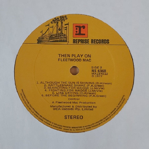 Fleetwood Mac – Then Play On LP vinyl record, image 4 of 4