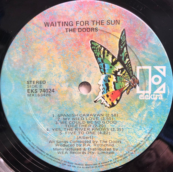 The Doors – Waiting For The Sun LP vinyl record, image 4 of 4
