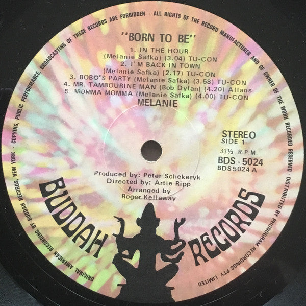 Melanie – Born To Be LP vinyl record, image 3 of 3