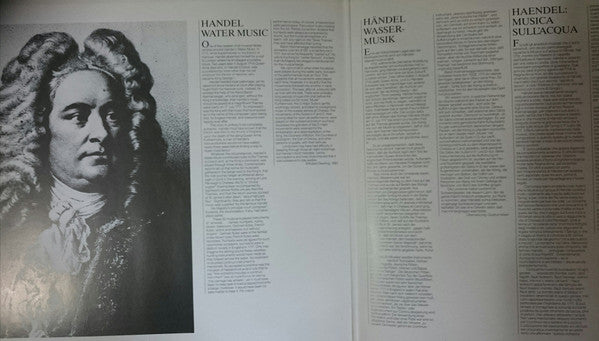 Georg Friedrich Händel, Riccardo Muti, Berliner Philharmoniker – Wassermusik / Water Music LP vinyl record, image 3 of 5