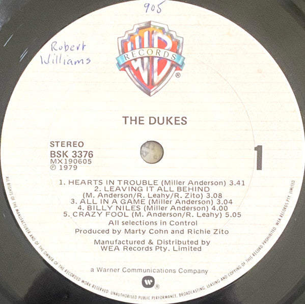 The Dukes – The Dukes LP vinyl record, image 6 of 7