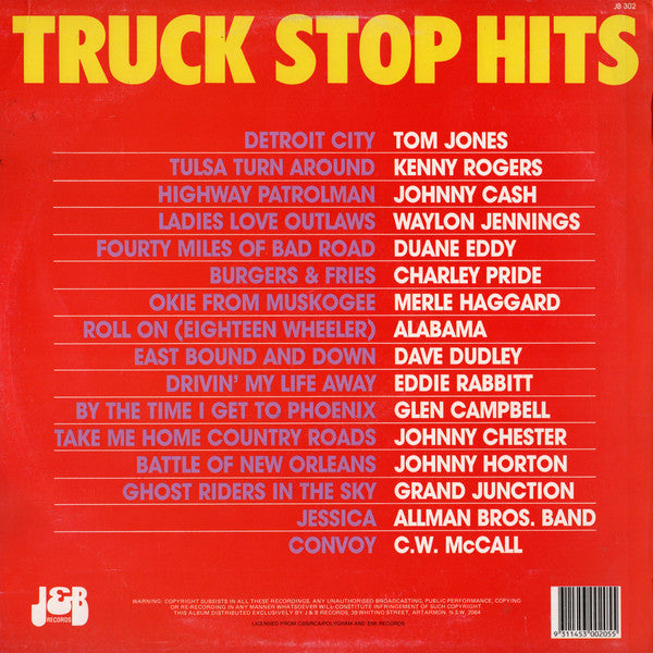 Various – Truck Stop Hits LP vinyl record, image 2 of 4