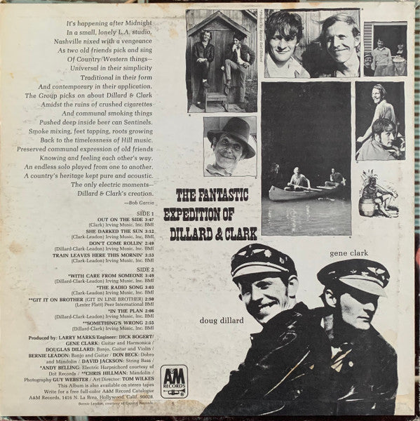 Dillard & Clark – The Fantastic Expedition Of Dillard & Clark LP vinyl record, image 2 of 4
