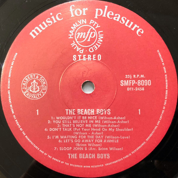 The Beach Boys – The Fabulous Beach Boys LP vinyl record, image 3 of 4