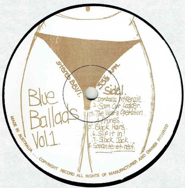 Argus Tuft – Blue Ballads Vol.1 LP vinyl record, image 3 of 4