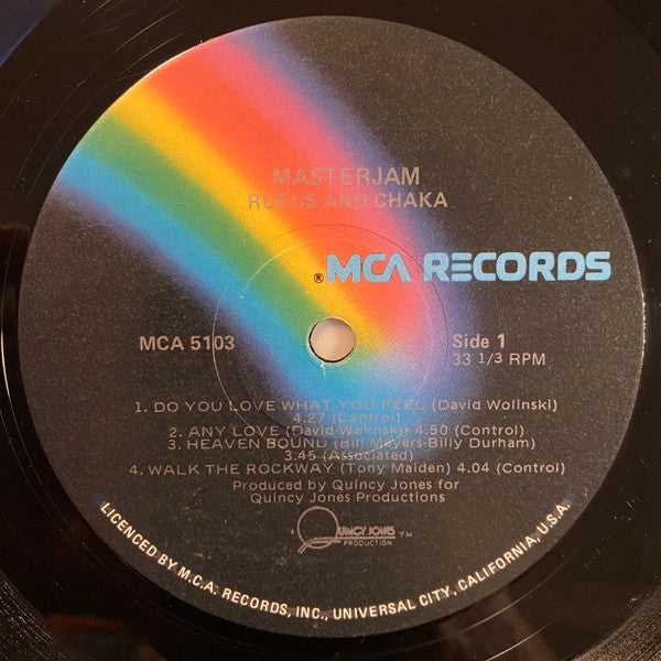 Rufus & Chaka Khan – Masterjam LP vinyl record, image 3 of 6
