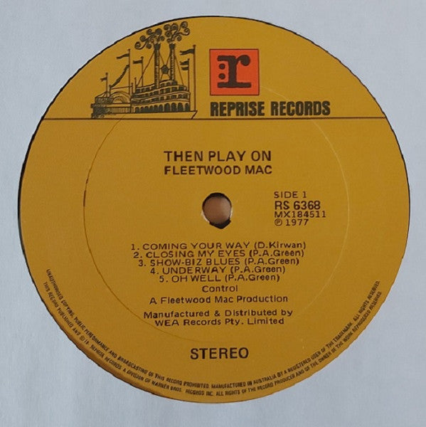 Fleetwood Mac – Then Play On LP vinyl record, image 3 of 4