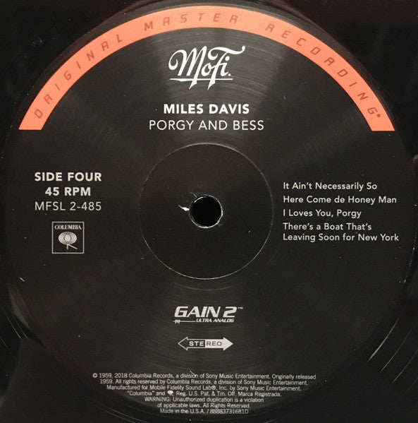 Miles Davis – Porgy And Bess (2xLP) LP vinyl record, image 7 of 7